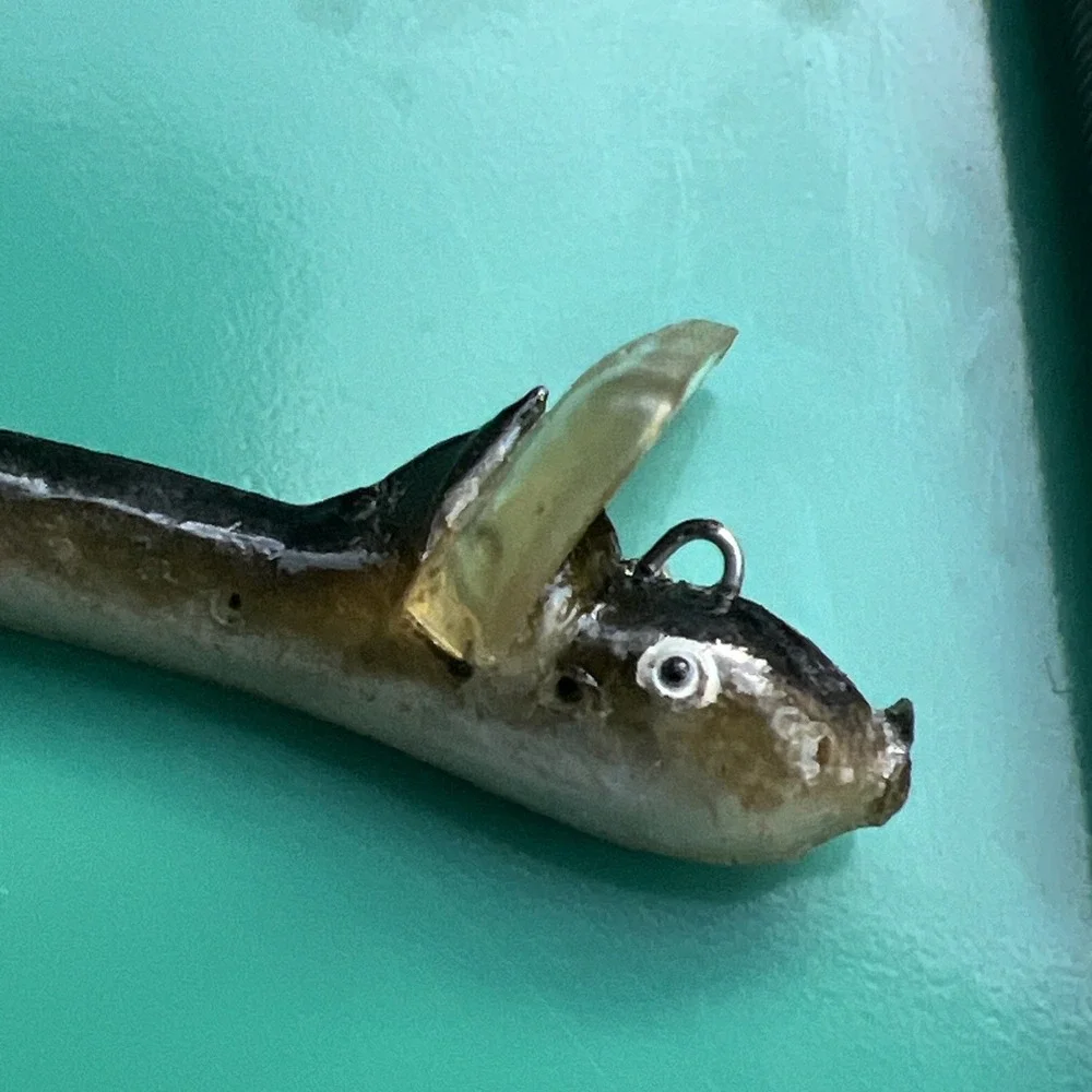 Depose French Eel Vintage Jointed Fishing Lure Made in France 3.5